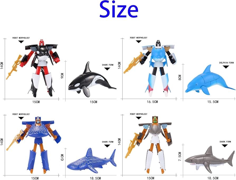 Amazon | Tiydiygo DIY 食品 動物 変形可能 ロボットおもちゃセット